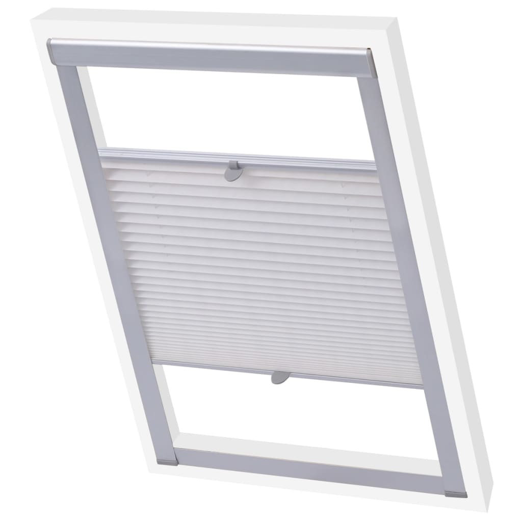 Berkfield Pleated Blinds White S06/606