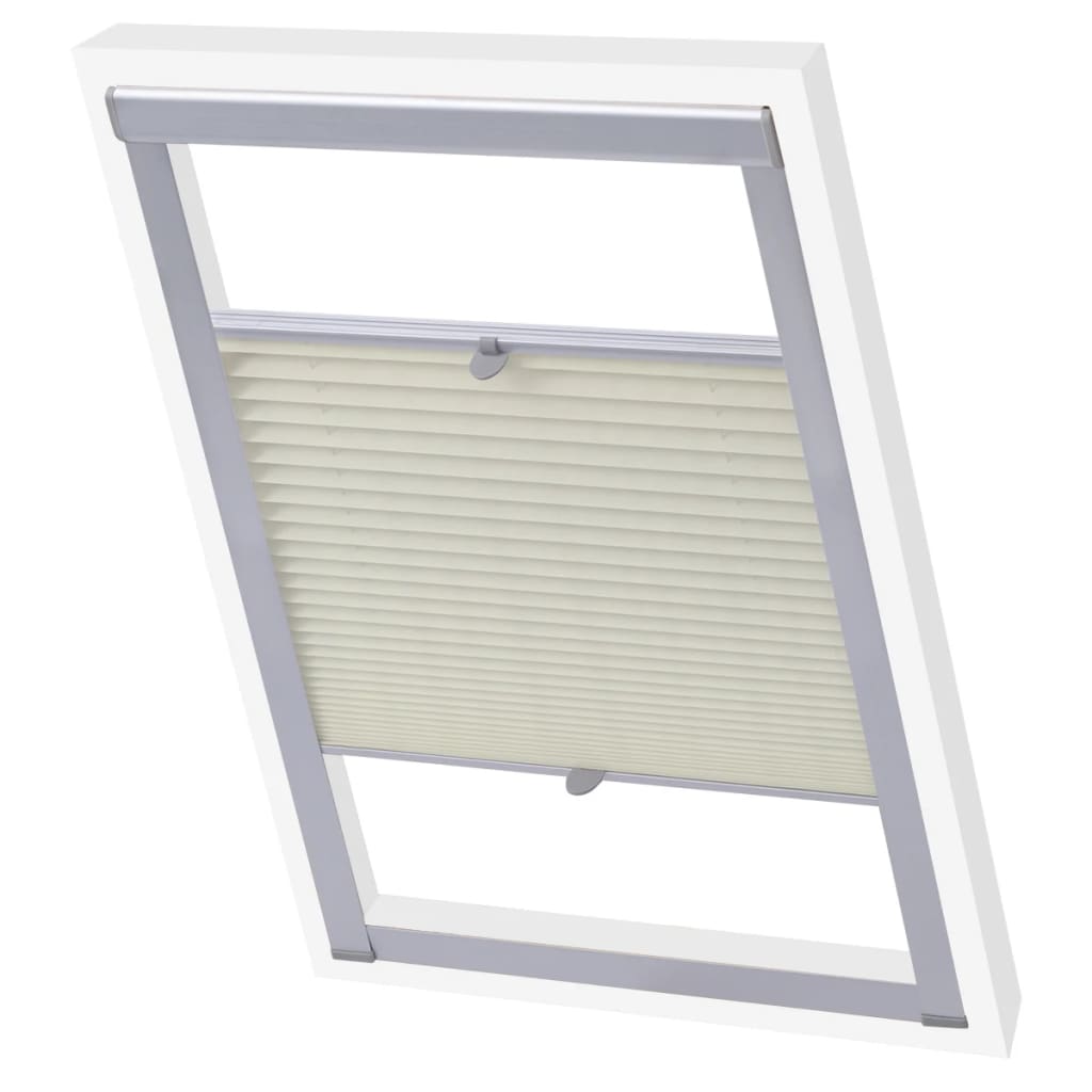 Berkfield Pleated Blinds Cream U08/808