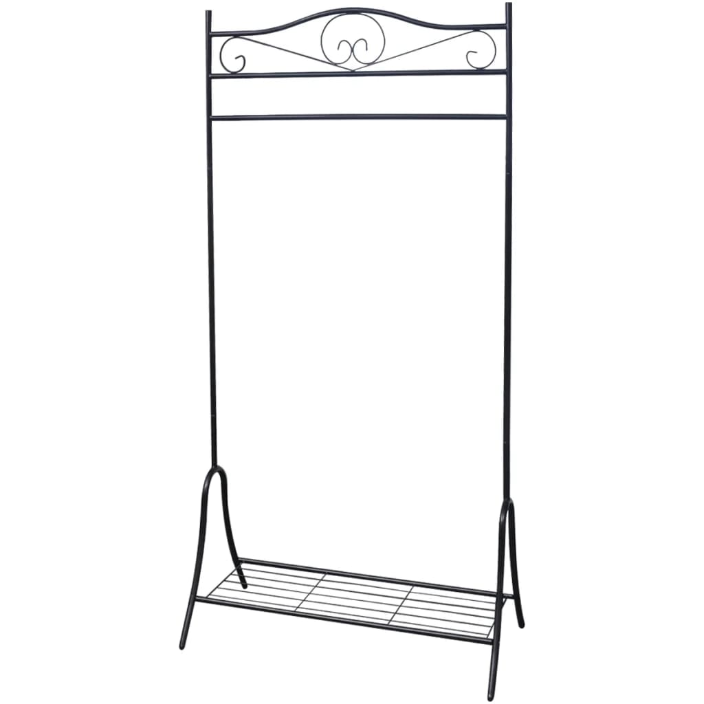 Berkfield Clothing Rack Black Steel
