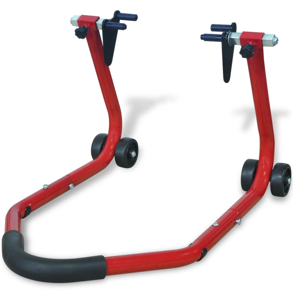 Berkfield Motorcycle Front Stand Red