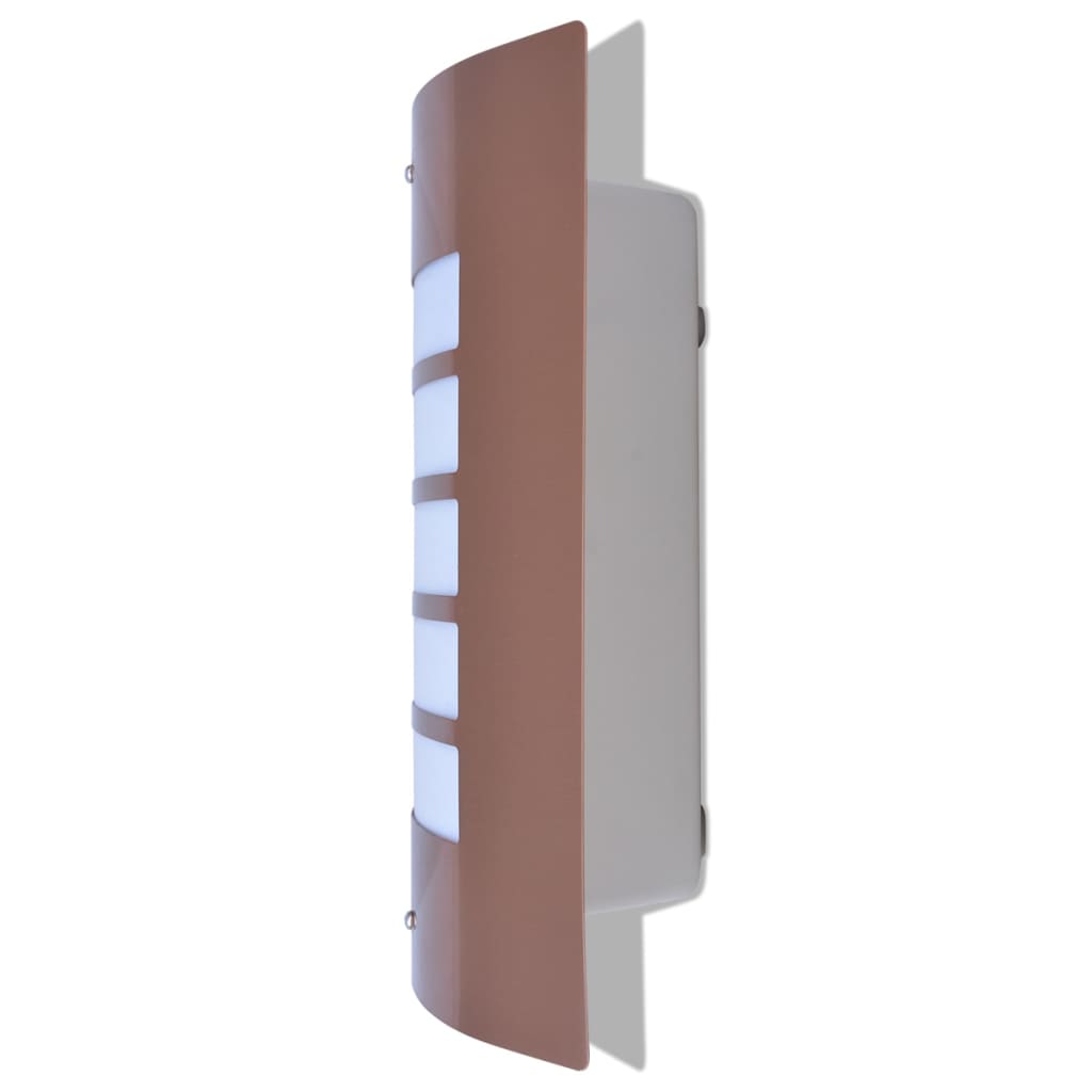 Berkfield Outdoor Wall Light Stainless Steel Copper