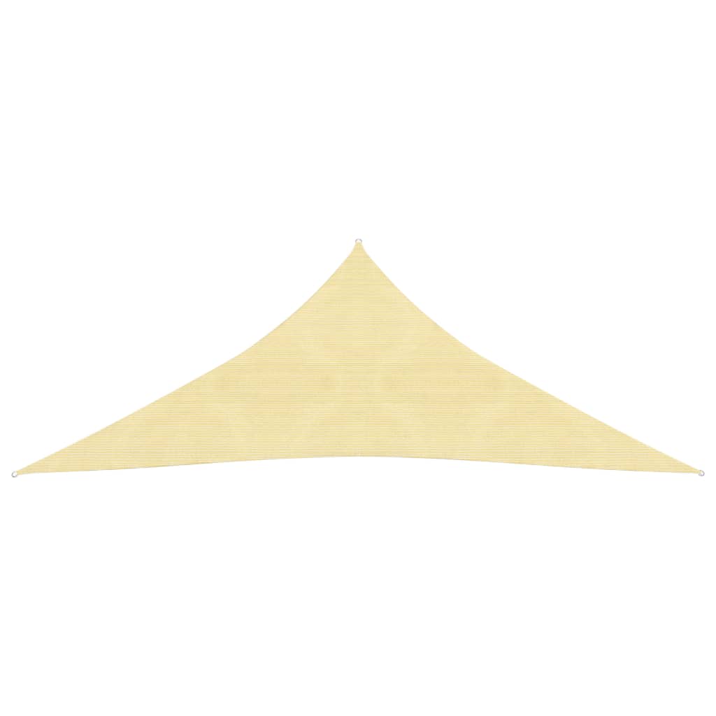 Berkfield Sunshade Sail HDPE Triangular 3.6x3.6x3.6 m Beige