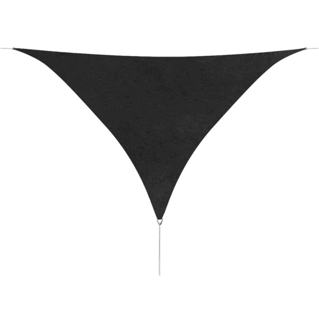 Berkfield Sunshade Sail Oxford Fabric Triangular 5x5x5 m Anthracite