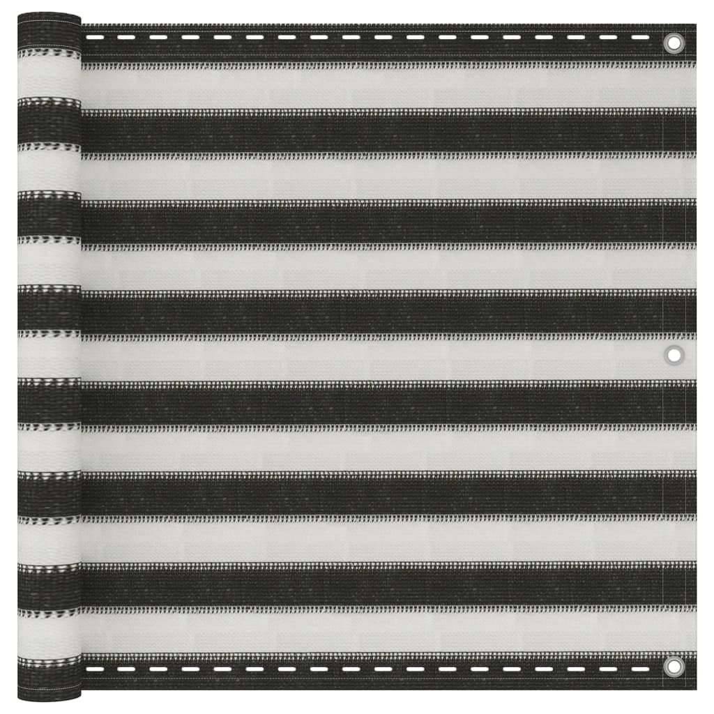 Berkfield Balcony Screen HDPE 90x600 cm Anthracite and White