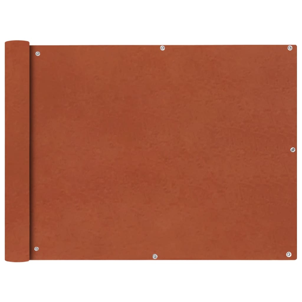 Berkfield Balcony Screen Oxford Fabric 90x600 cm Terracotta