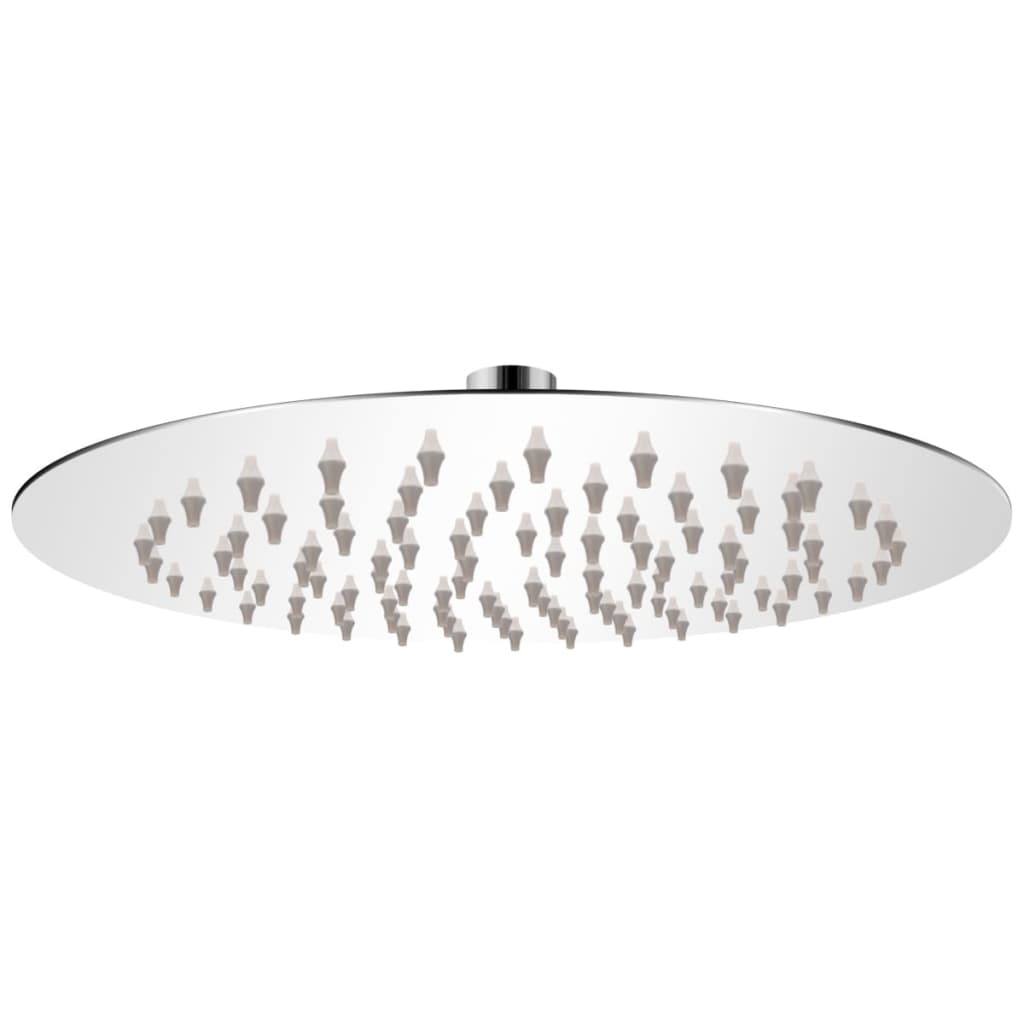 Berkfield Rain Shower Head Stainless Steel 20 cm Round