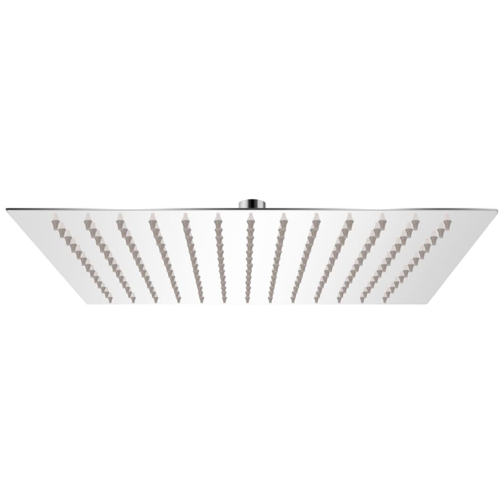 Berkfield Rain Shower Head Stainless Steel 25x25 cm Square