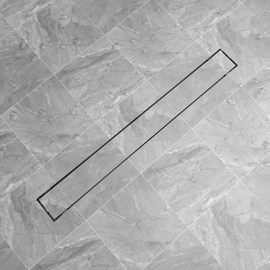 Berkfield Linear Shower Drain 1030x140 mm Stainless Steel
