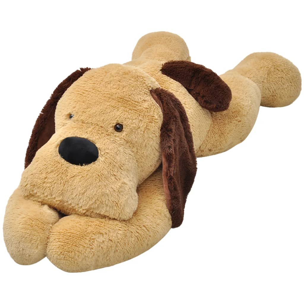 Berkfield Dog Cuddly Toy Plush Brown 120 cm