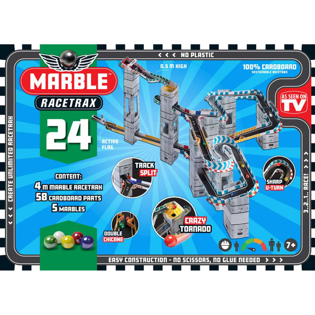 Marble Racetrax Starter Set 24 sheets 4 m