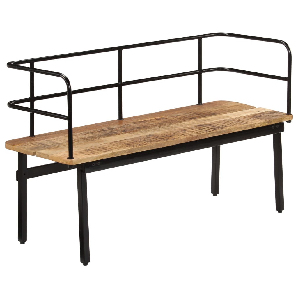 Berkfield Bench 120x40x70 cm Solid Mango Wood