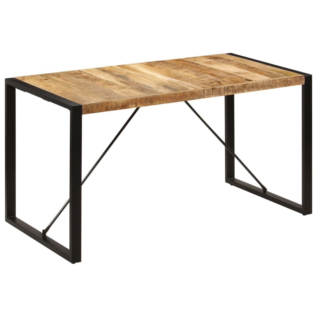 Berkfield Dining Table 140x70x75 cm Solid Mango Wood