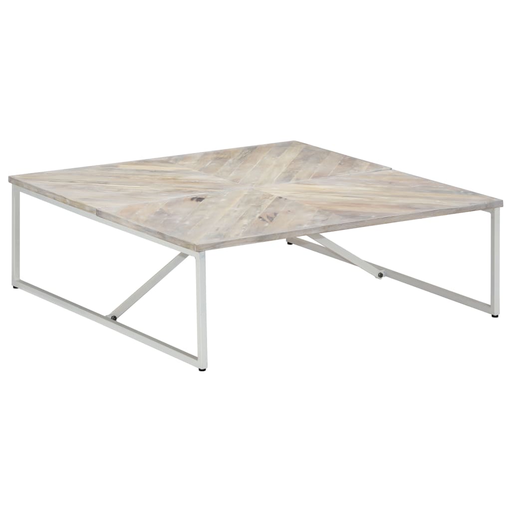 Berkfield Coffee Table 110x110x36 cm Solid Mango Wood