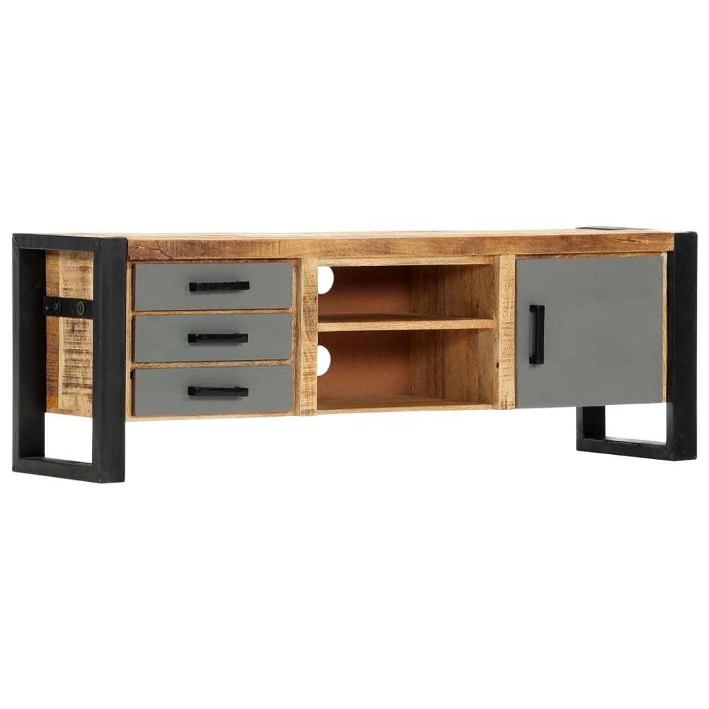 Berkfield TV Cabinet 120x30x40 cm Solid Mango Wood
