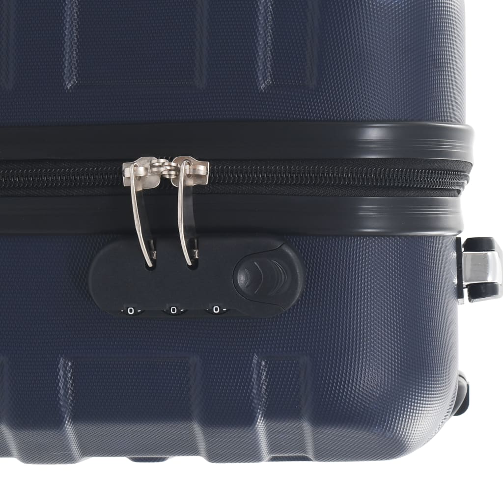 Berkfield Hardcase Trolley Navy ABS