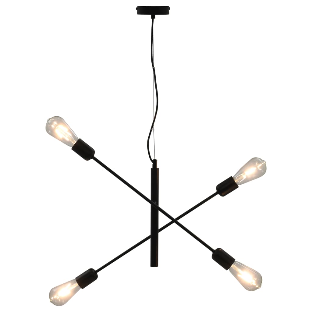 Berkfield Ceiling Light Black E27