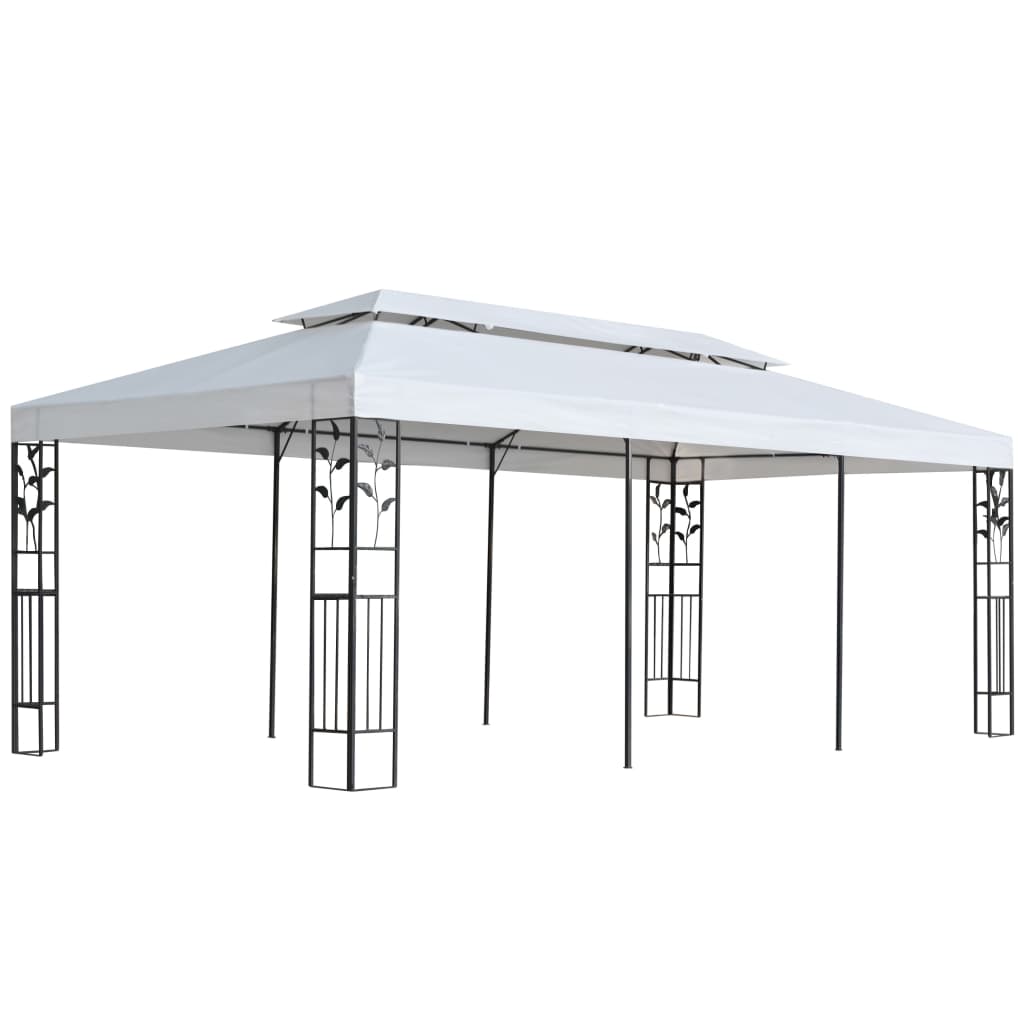 Berkfield Gazebo 3x6 m White