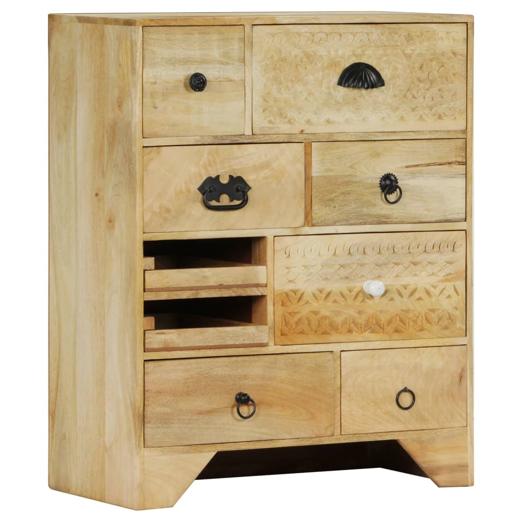 Berkfield Chest of Drawers 60x30x75 cm Solid Mango Wood