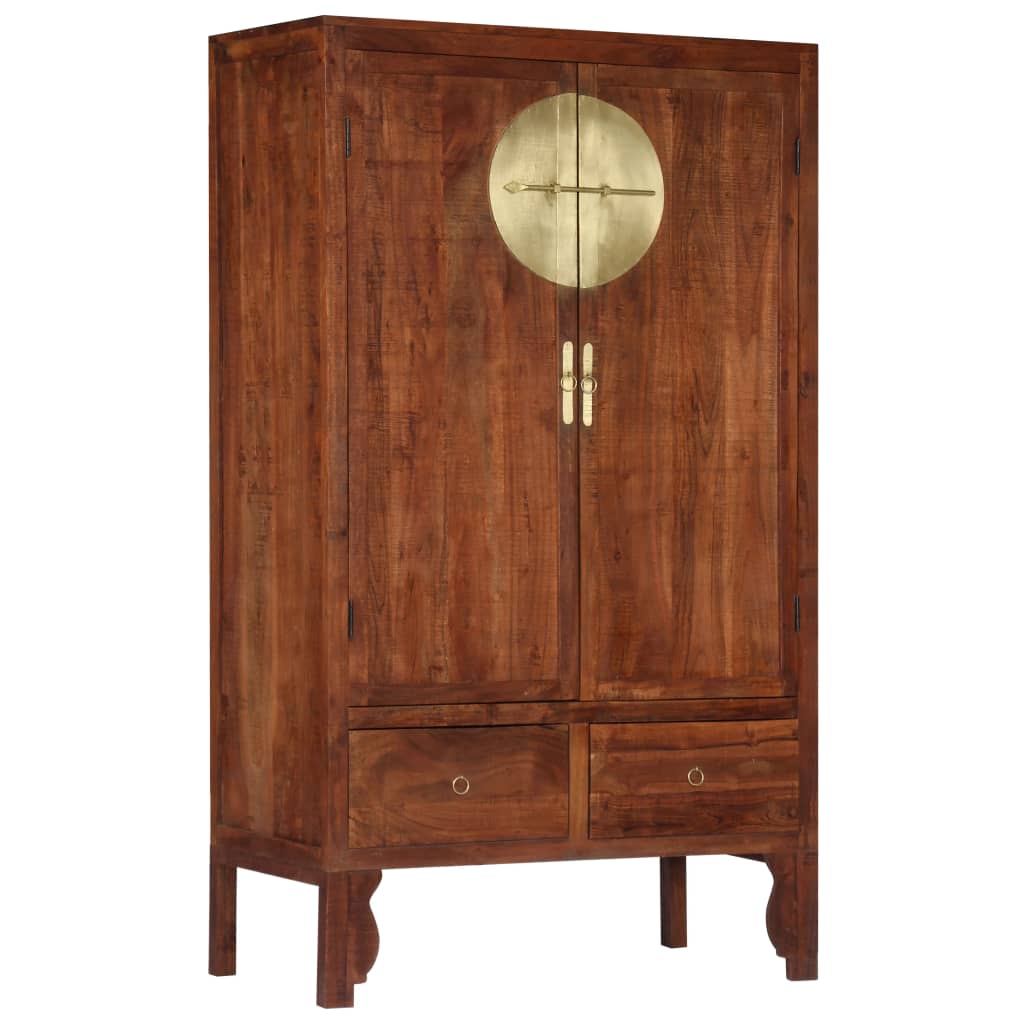 Berkfield Wardrobe 100x50x175 cm Solid Acacia Wood