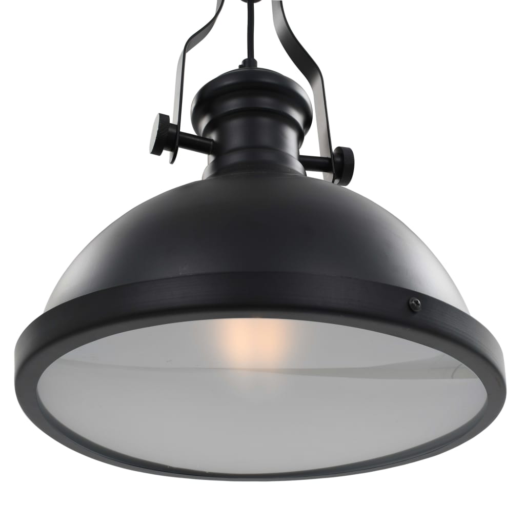 Berkfield Ceiling Lamp Black Round E27