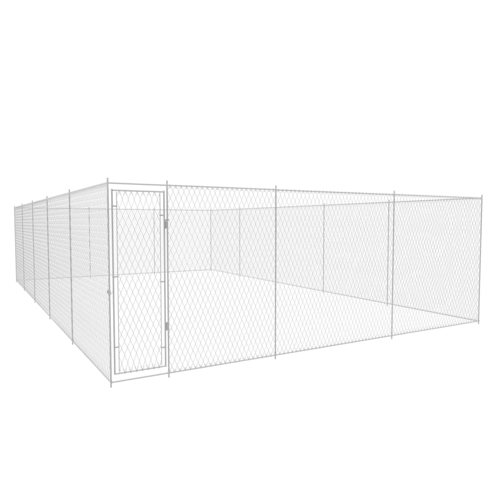 Berkfield Outdoor Dog Kennel Galvanised Steel 950x570x185 cm