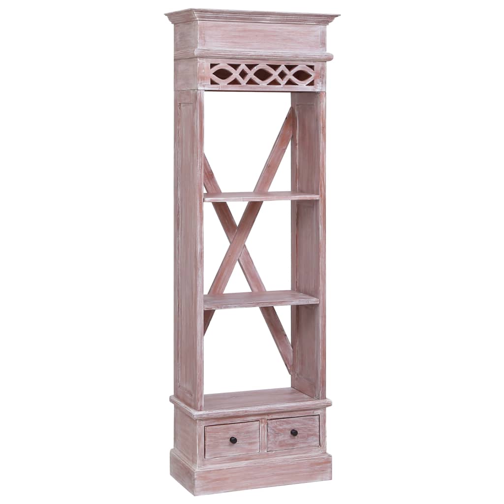 Berkfield Highboard 60x30x180 cm Solid Mahogany Wood