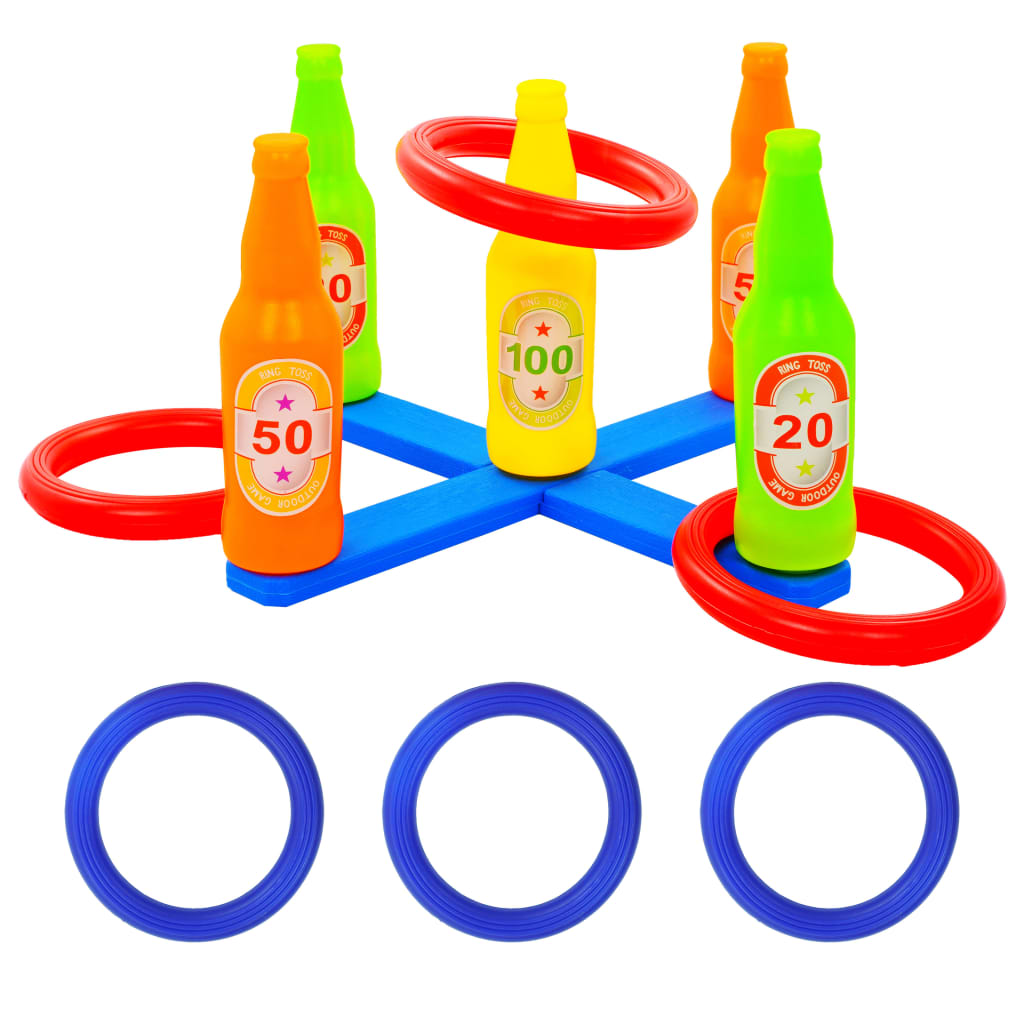 Berkfield Kids' Ring Toss Game Set 42x42x23.5 cm