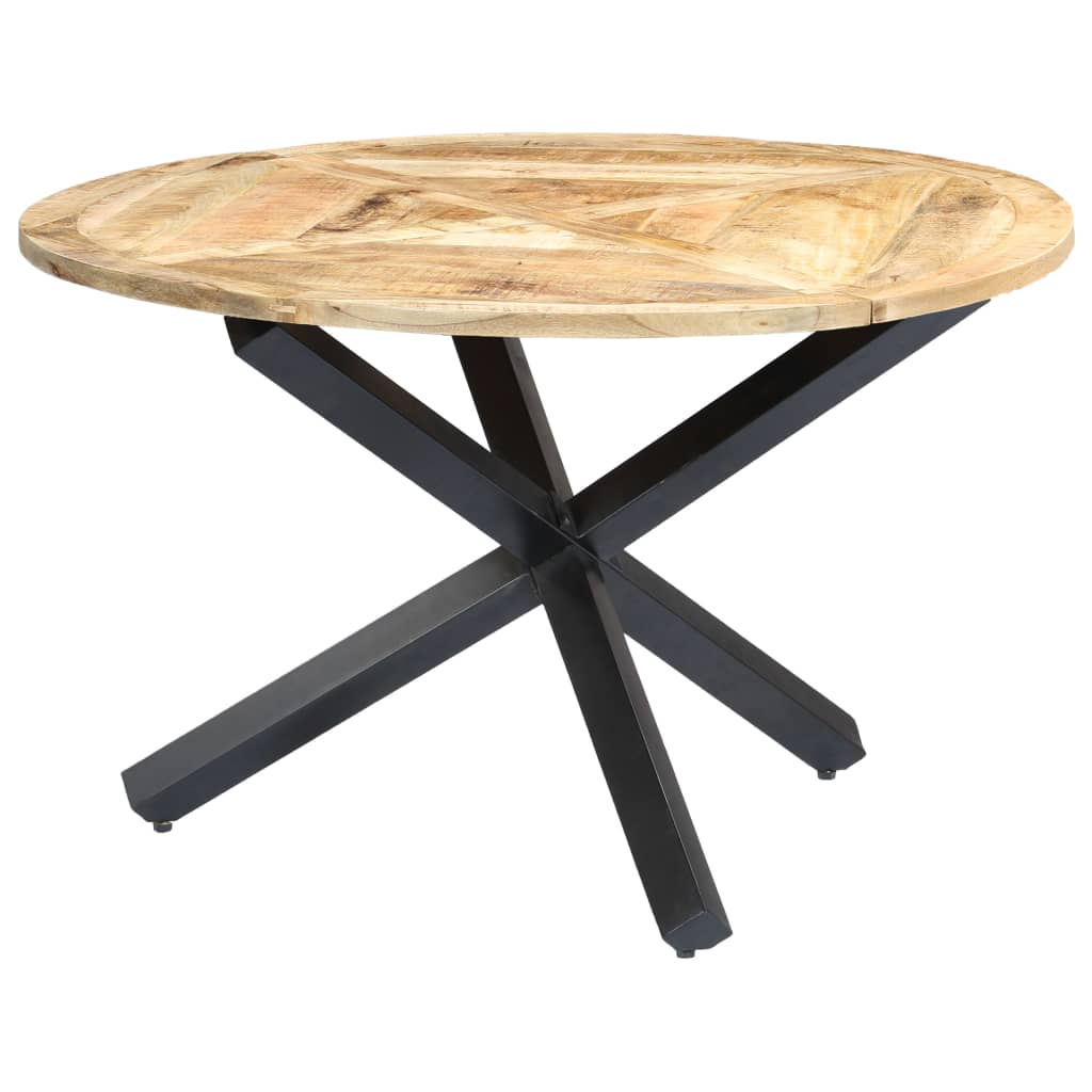 Berkfield Dining Table Round 120x76 cm Solid Mango Wood