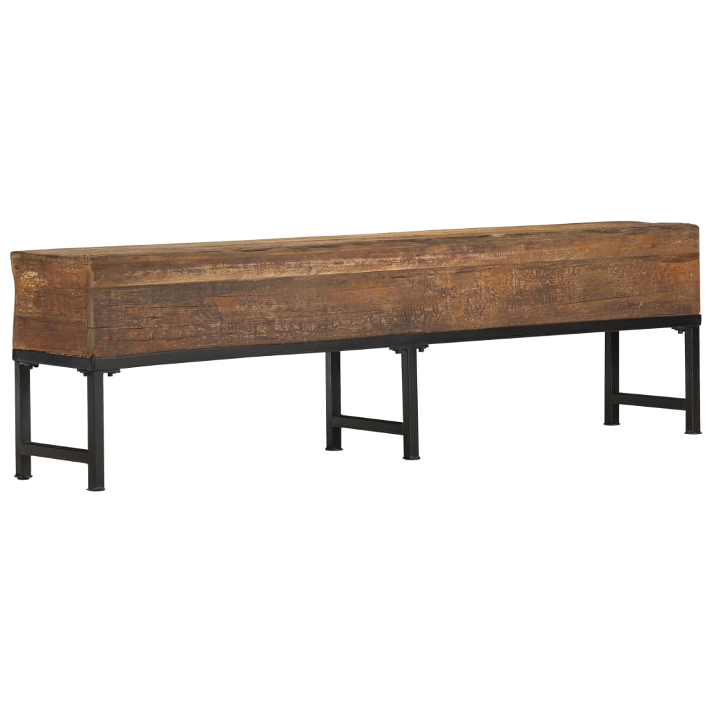 Berkfield Bench 160 cm Solid Reclaimed Wood