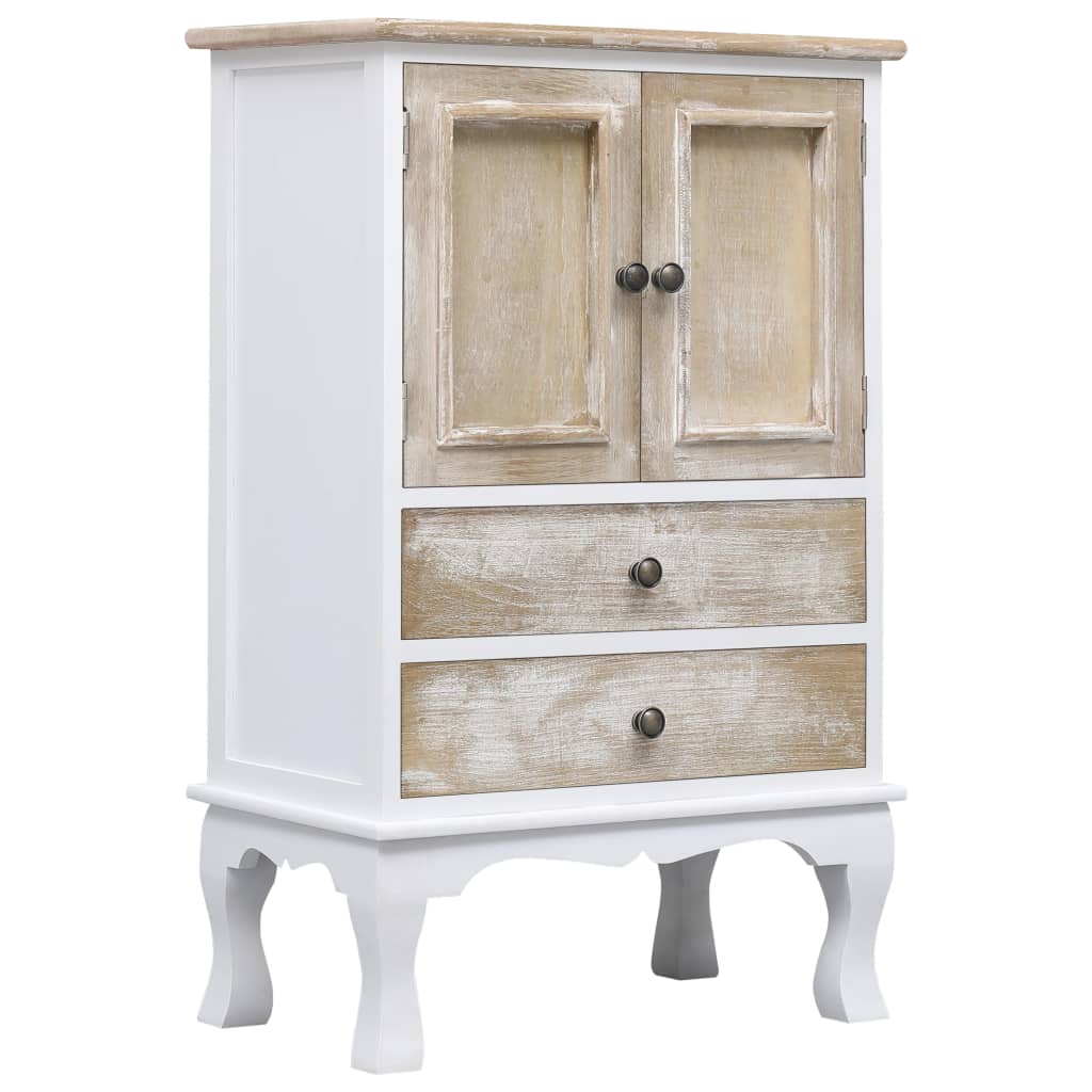 Berkfield Drawer Cabinet White 50x30x80 cm Wood