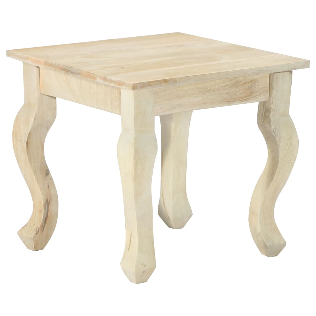 Berkfield Side Table 43x43x40 cm Solid Mango Wood