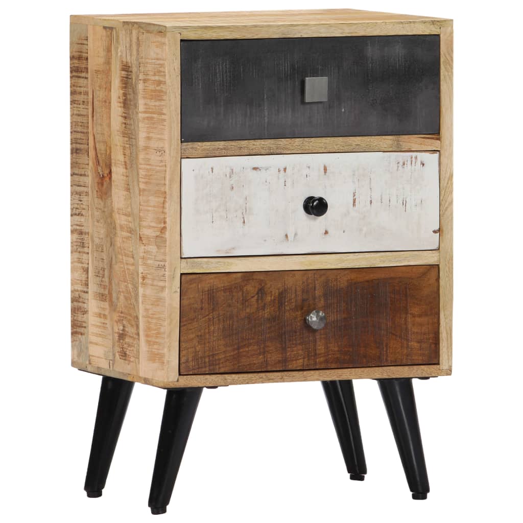 Berkfield Bedside Cabinet 40x30x60 cm Solid Mango Wood