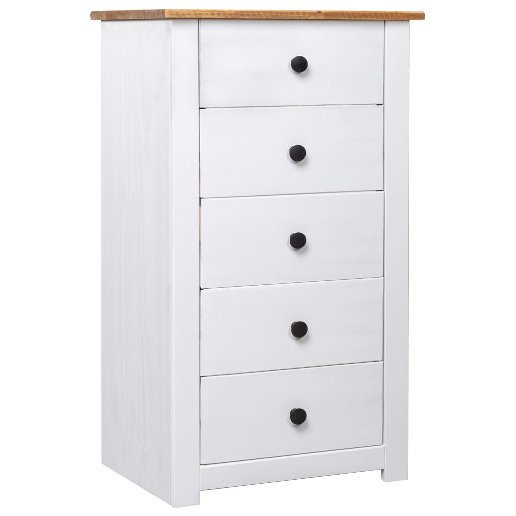 Berkfield Sideboard White 46x40x89 cm Pine Panama Range