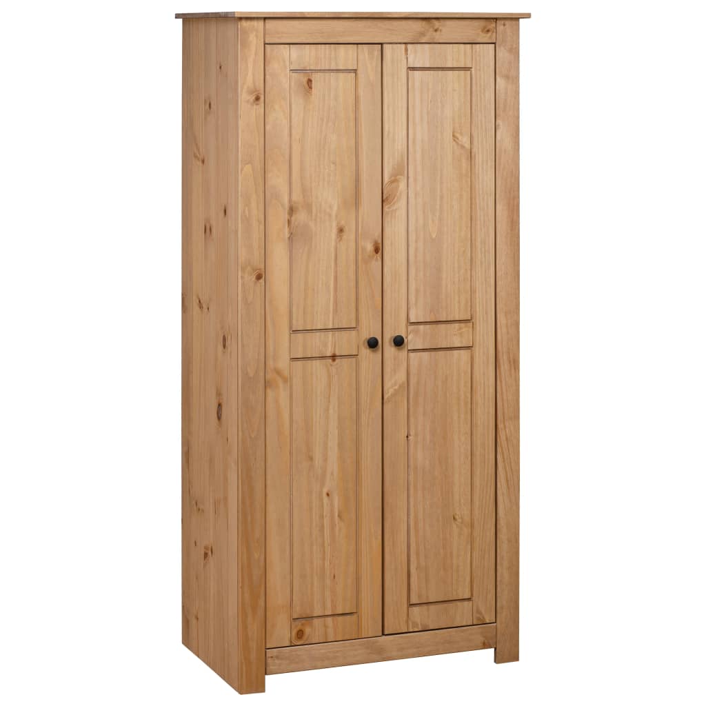 Berkfield Wardrobe 80x50x171.5 cm Solid Pine Panama Range