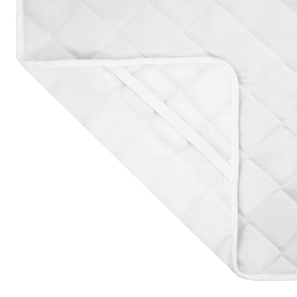Berkfield Quilted Mattress Protector White 120x200 cm Light
