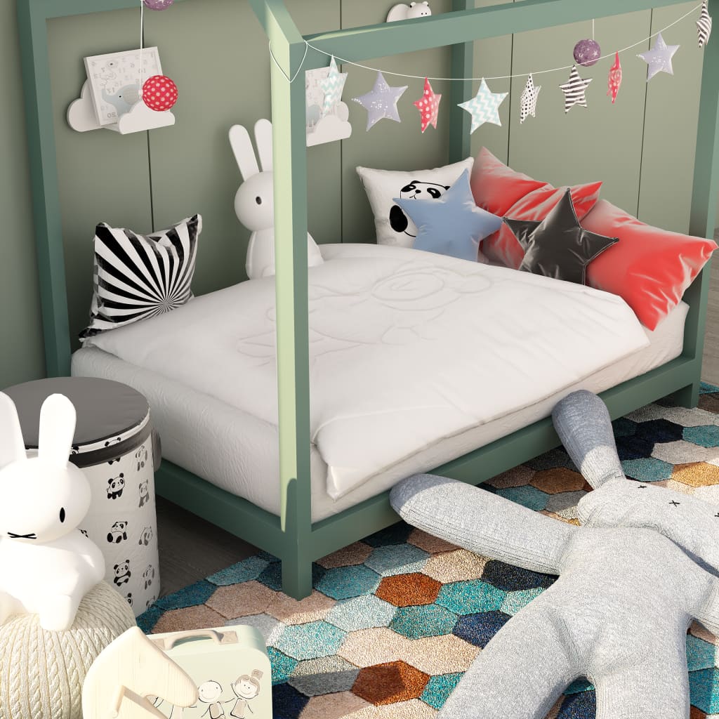 Berkfield 3 Piece Kids Duvets Set White 100x135 cm/40x60 cm