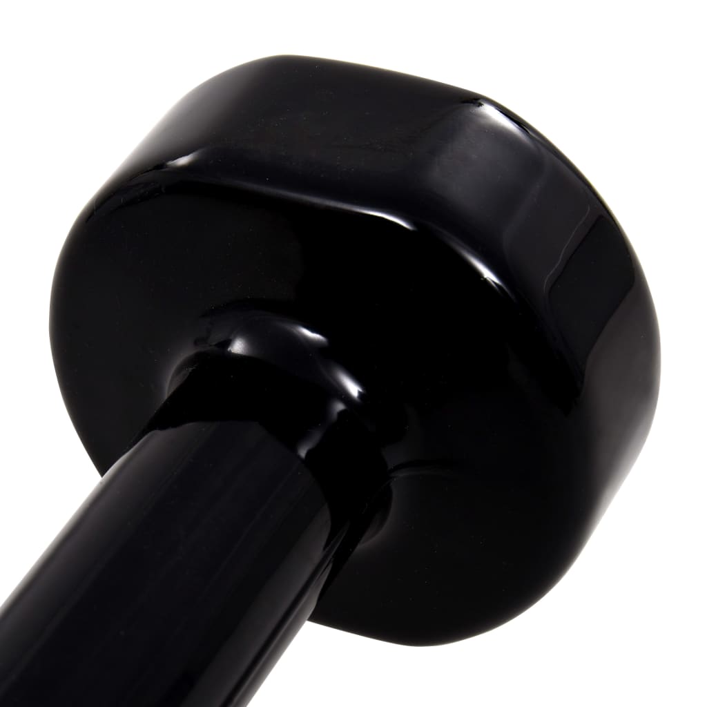 Berkfield Dumbbell 2 pcs 2x5 kg Cast Iron Black