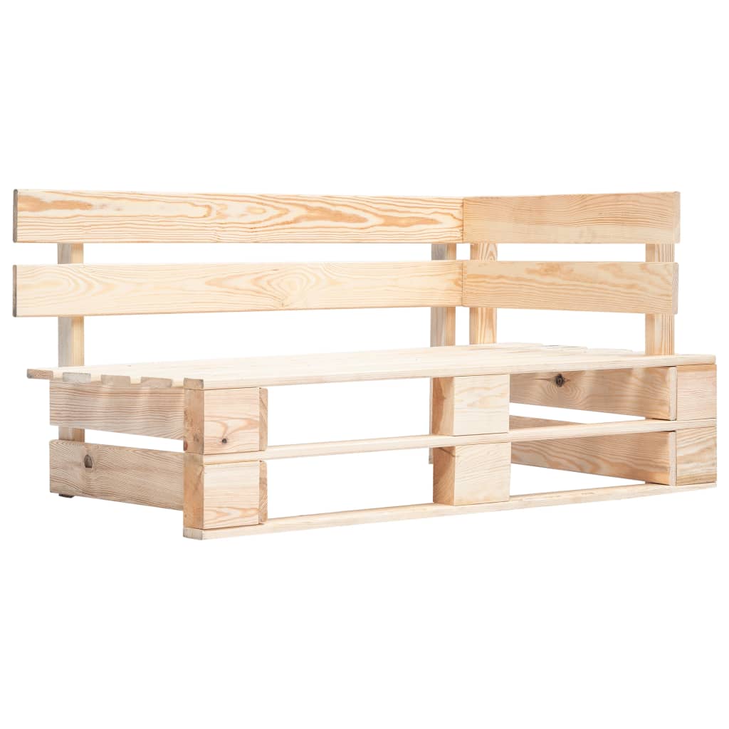 Berkfield Garden Pallet Corner Bench Wood
