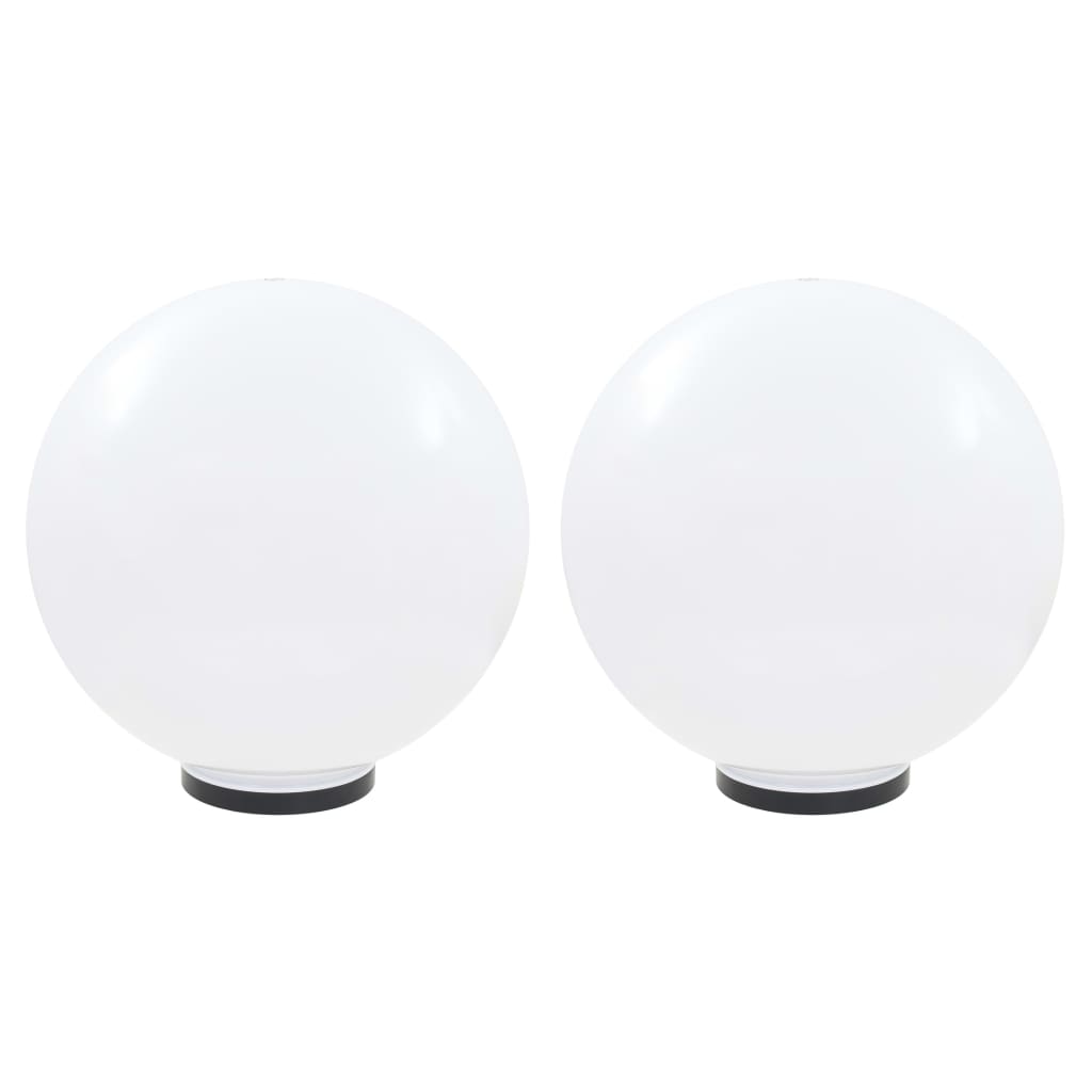 Berkfield LED Bowl Lamps 2 pcs Spherical 50 cm PMMA