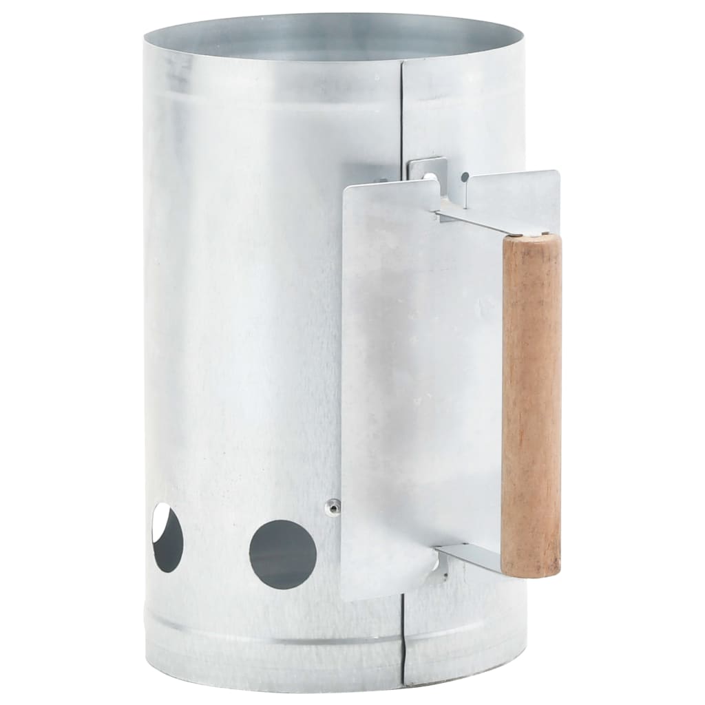 Berkfield Charcoal Grill Chimney Starter Galvanised Steel