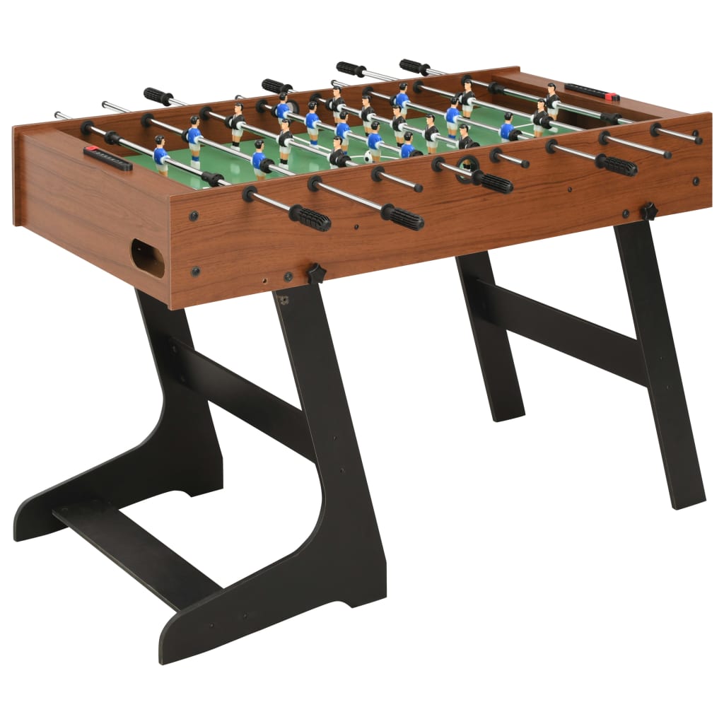 Berkfield Folding Football Table 121x61x80 cm Brown
