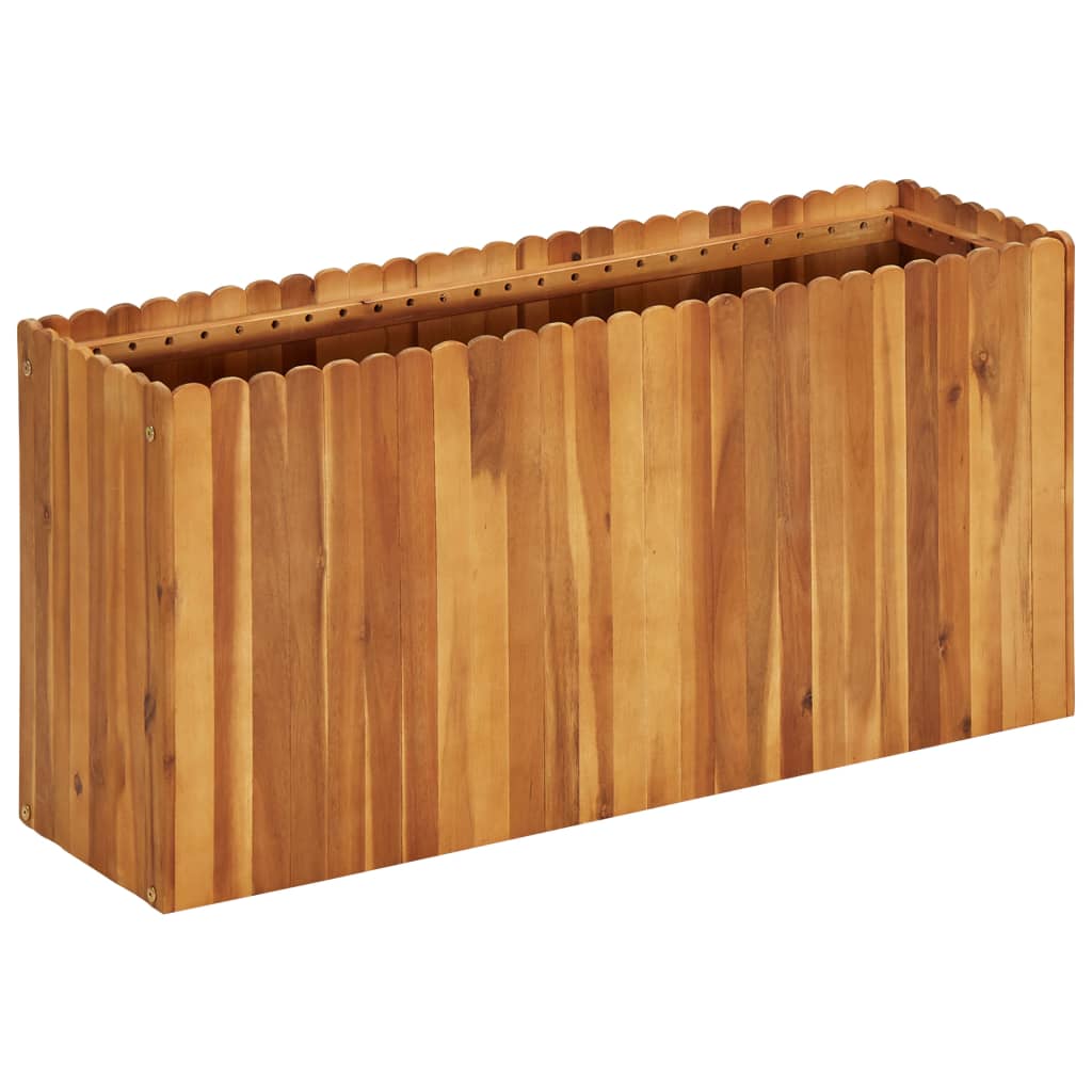 Berkfield Garden Raised Bed 100x30x50 cm Solid Acacia Wood