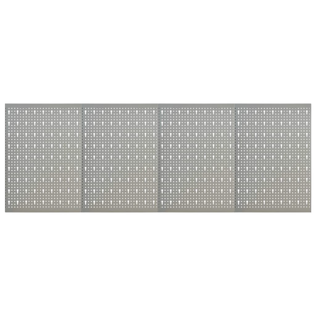 Berkfield Wall-mounted Peg Boards 4 pcs 40x58 cm Steel