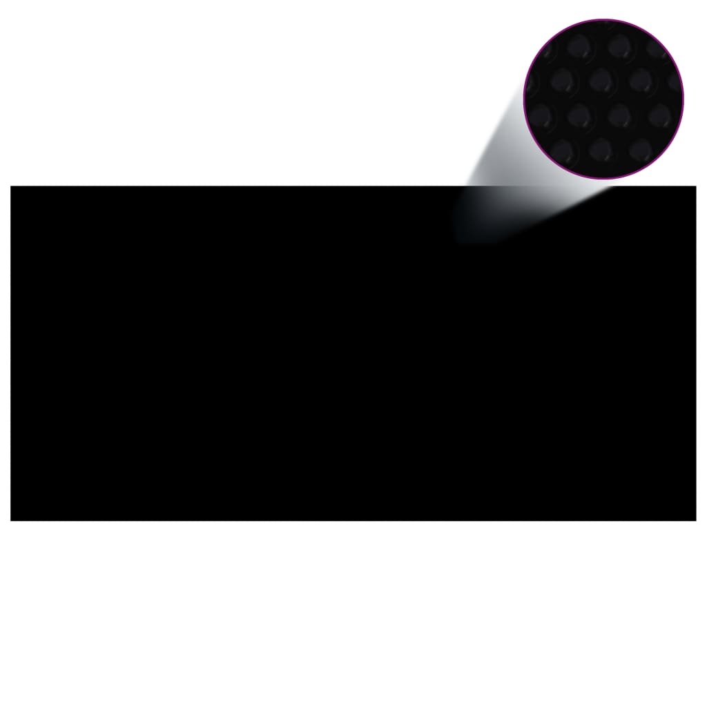Berkfield Pool Cover Black 450x220 cm PE