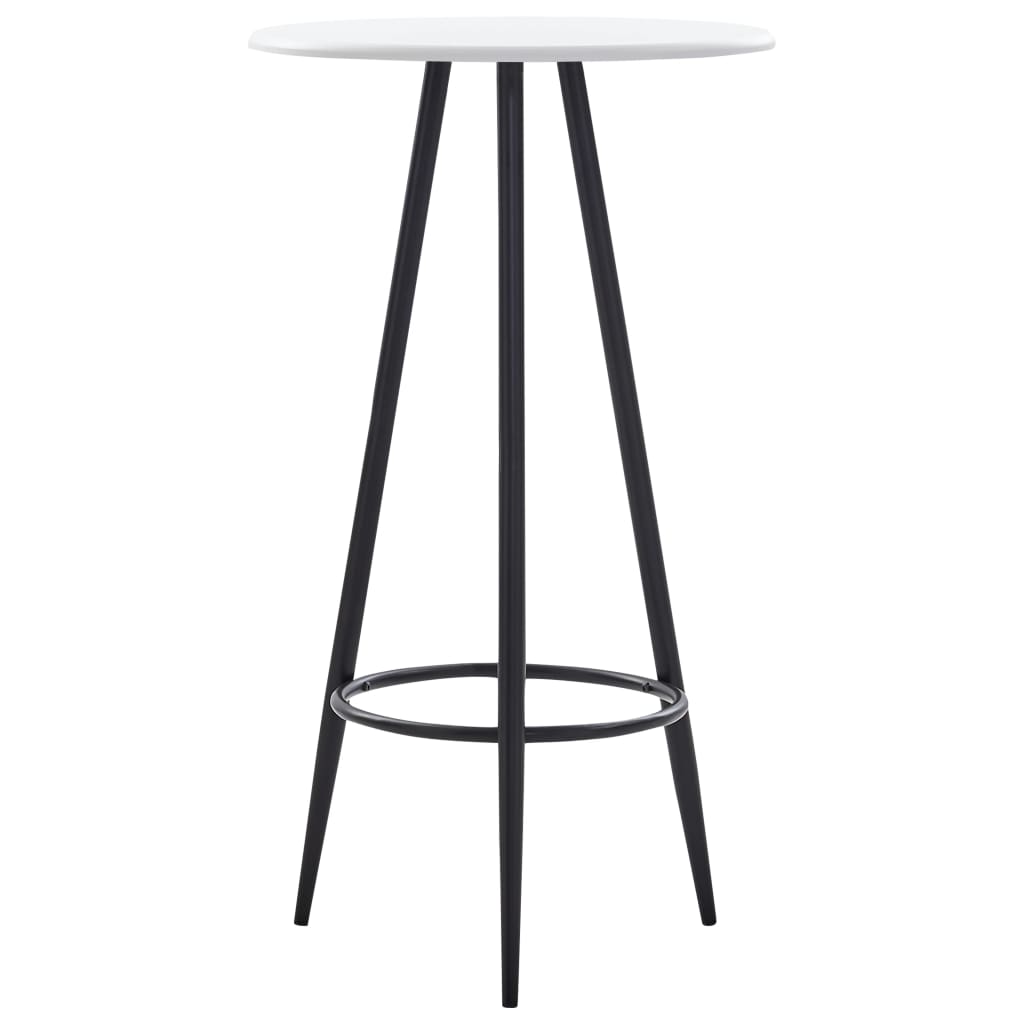 Berkfield Bar Table White 60x107.5 cm MDF