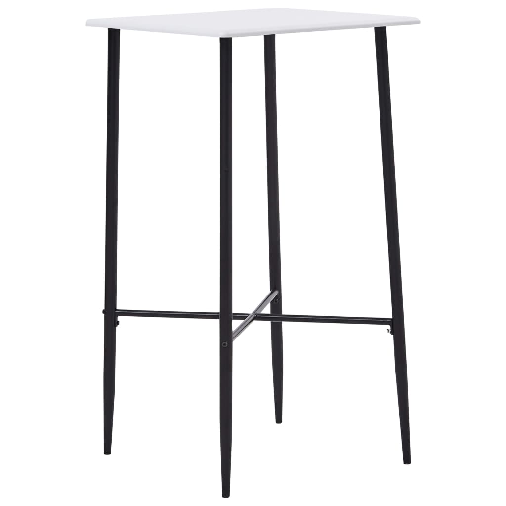 Berkfield Bar Table White 60x60x111 cm MDF