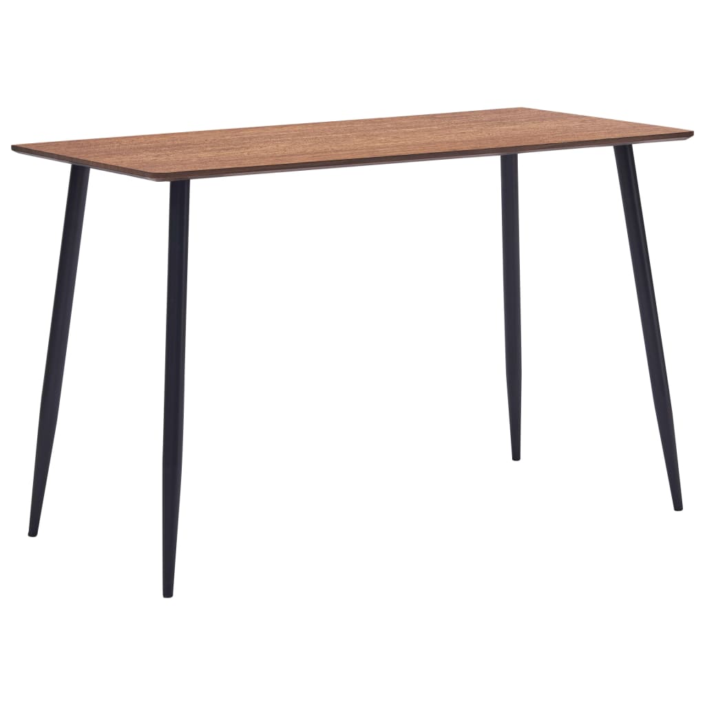 Berkfield Dining Table Brown 120x60x75 cm