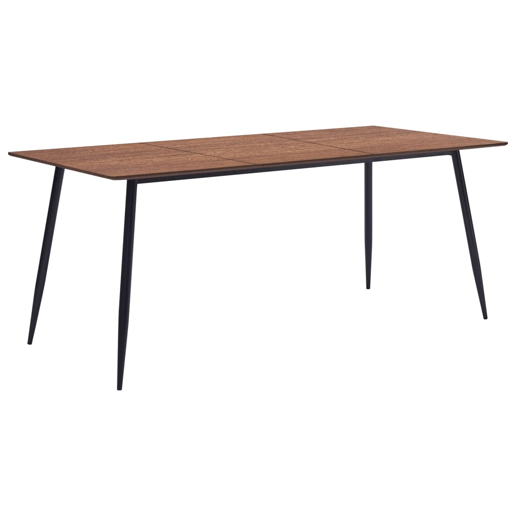 Berkfield Dining Table Brown 200x100x75 cm MDF