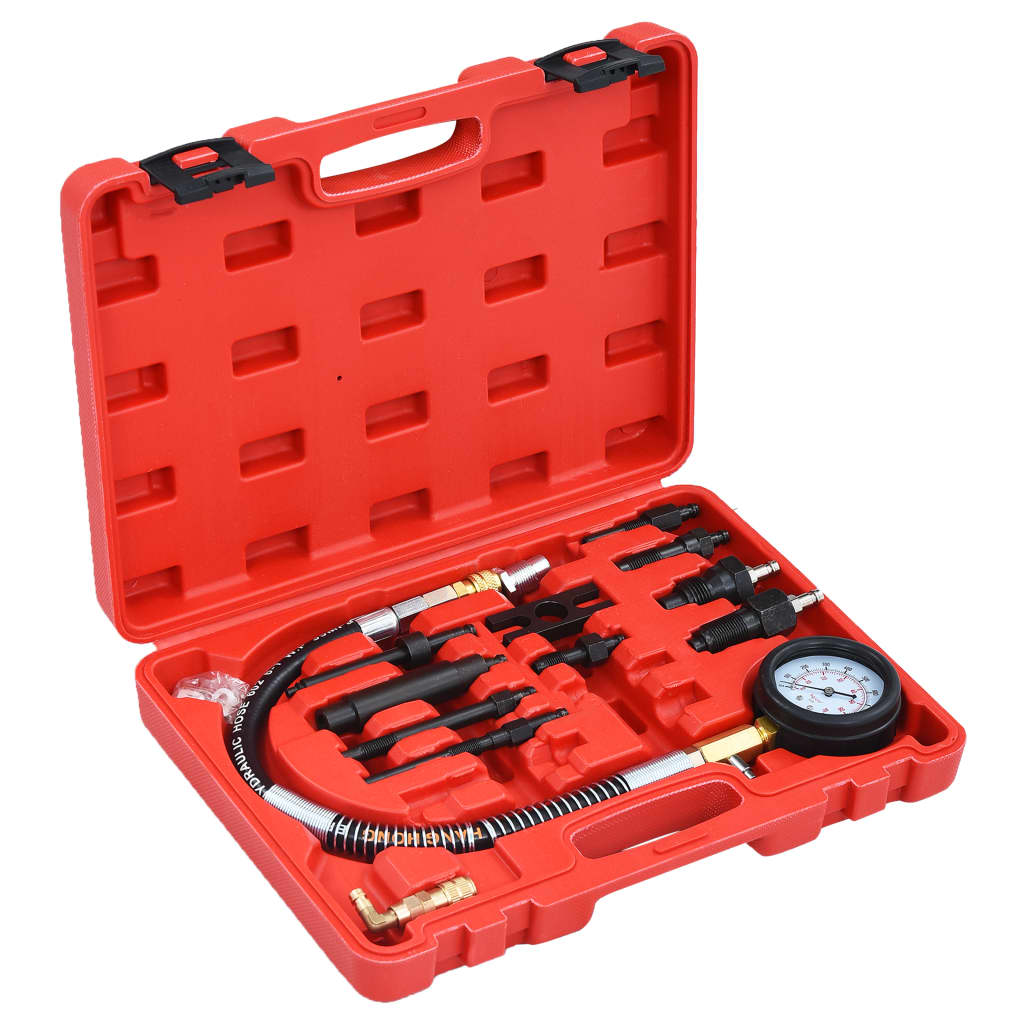 Berkfield 12 Piece Diesel Compression Gauge Test Kit