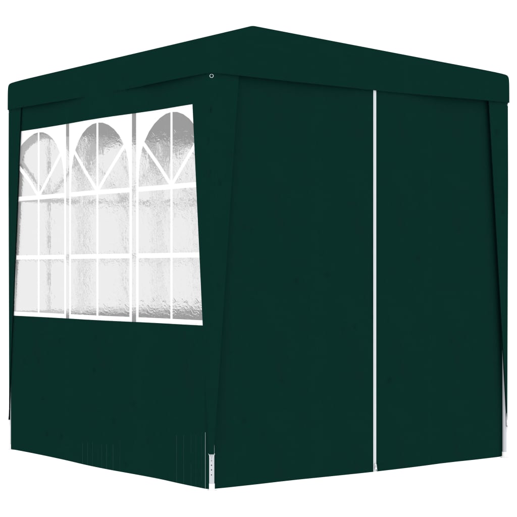 Berkfield Professional Party Tent with Side Walls 2x2 m Green 90 g/m?